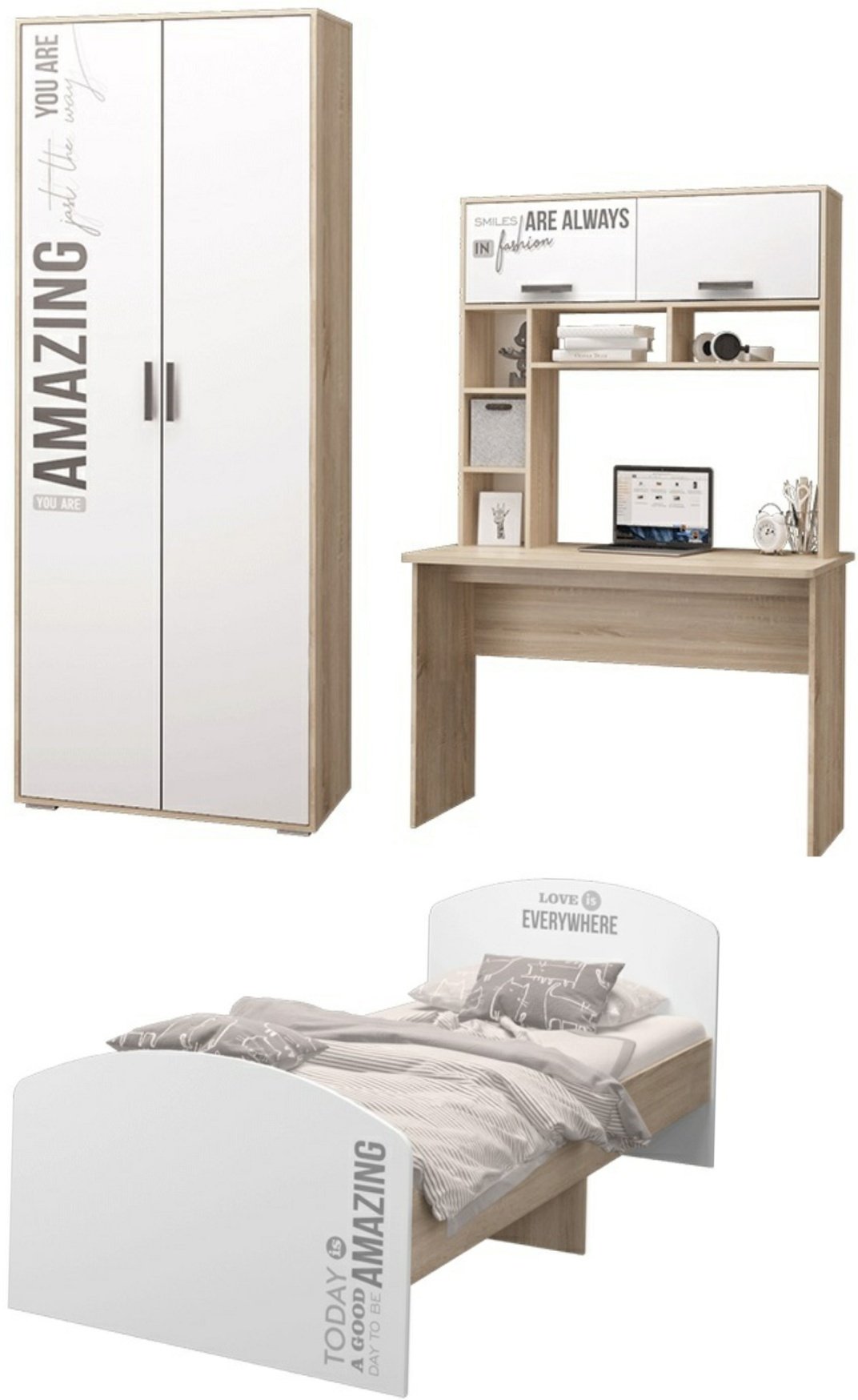 Комплект DOMA JUNIOR-3 15616511 белый, бежевый купить,NaN