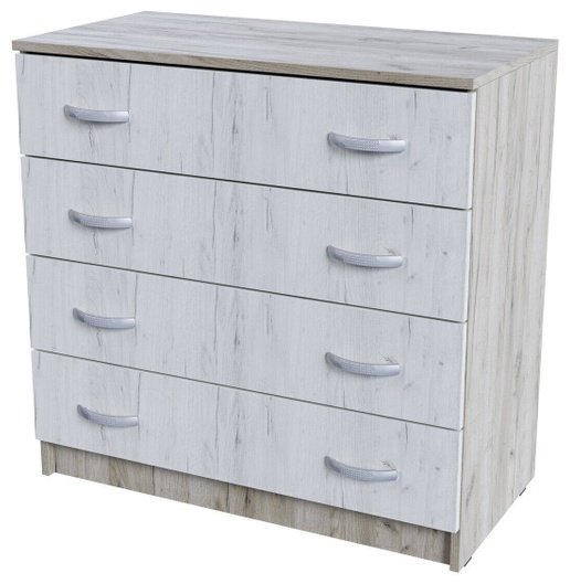 Комод DOMA BS-3, 80x41.40x76.6 см, светло серый, светло-коричневый купить,NaN