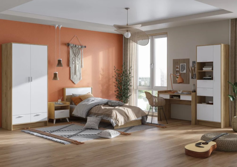 Комплект DOMA SDSG3S1DG5 белый, светло-коричневый