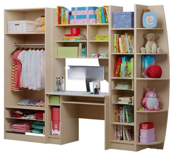 Комплект DOMA КОМПЛЕКТ ДЛЯ ДЕТСКОЙ КОМНАТЫ G-LOFT черный, светло серый