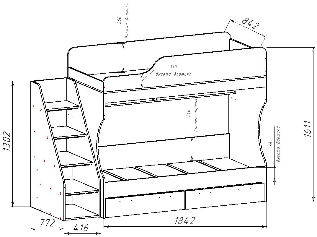 Комплект DOMA GEO-12 5161 белый, светло-коричневый