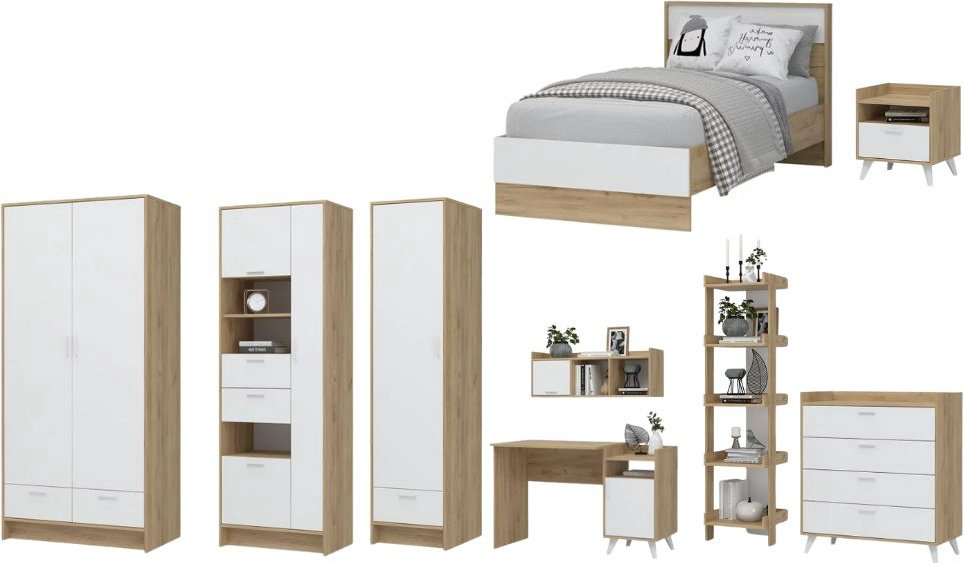 Комплект DOMA DFG61DSF5G белый, светло-коричневый купить,NaN