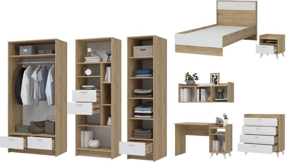 Комплект DOMA DFG61DSF5G белый, светло-коричневый