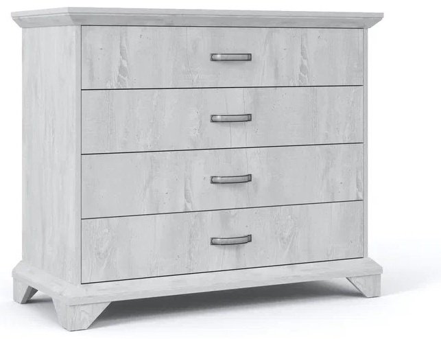 Комод DOMA LOR-4D, 105x48x89 см, светло серый купить,NaN