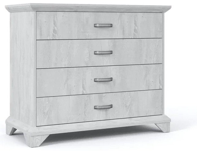 Комод DOMA LOR-4D, 105x48x89 см, светло серый купить,NaN