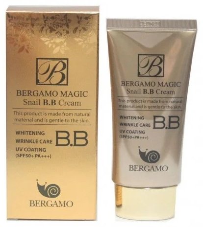 BERGAMO Magic Snail SPF50 BB крем универсальный 50 мл купить,NaN