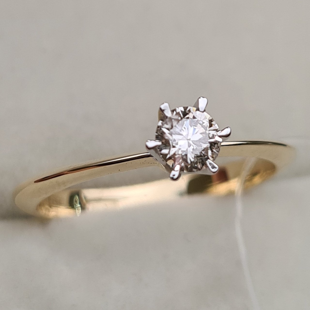 Кольцо Deimantas 97476971 16,51р 1,78гр 0,19ct. купить,NaN