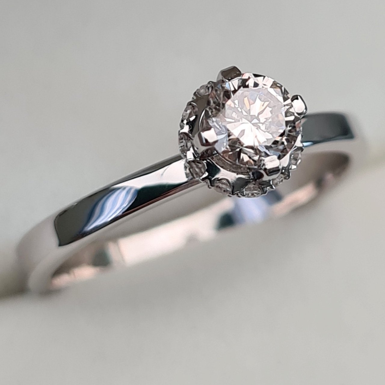 Кольцо Deimantas 93280233 16,51р 2,52гр 0,42ct. купить,NaN