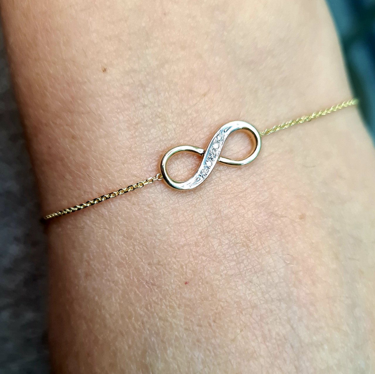 Браслет Deimantas 95835113 18,5р 14гр 0,028ct. купить,NaN