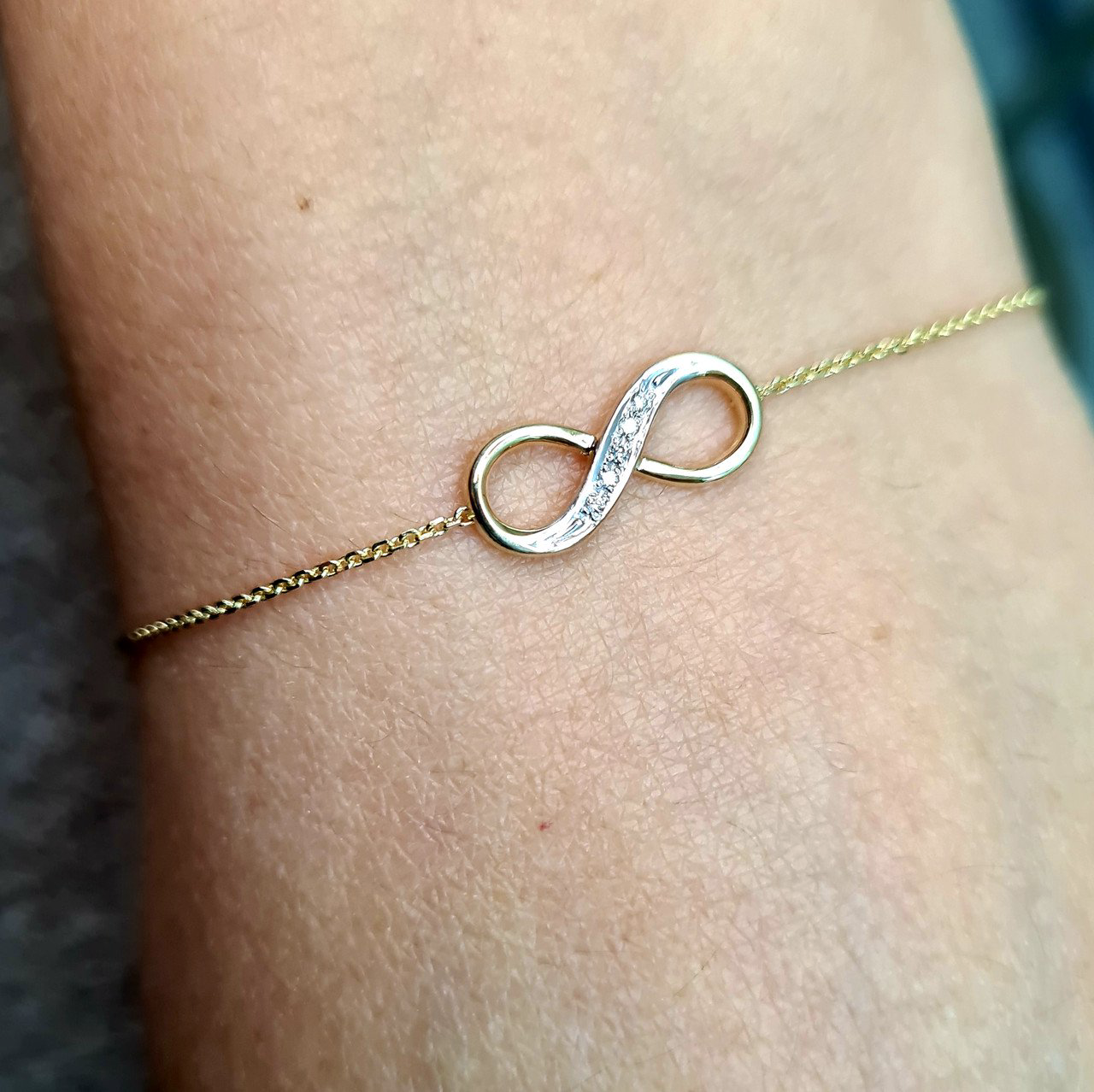 Браслет Deimantas 95835113 18,5р 14гр 0,028ct. купить,NaN