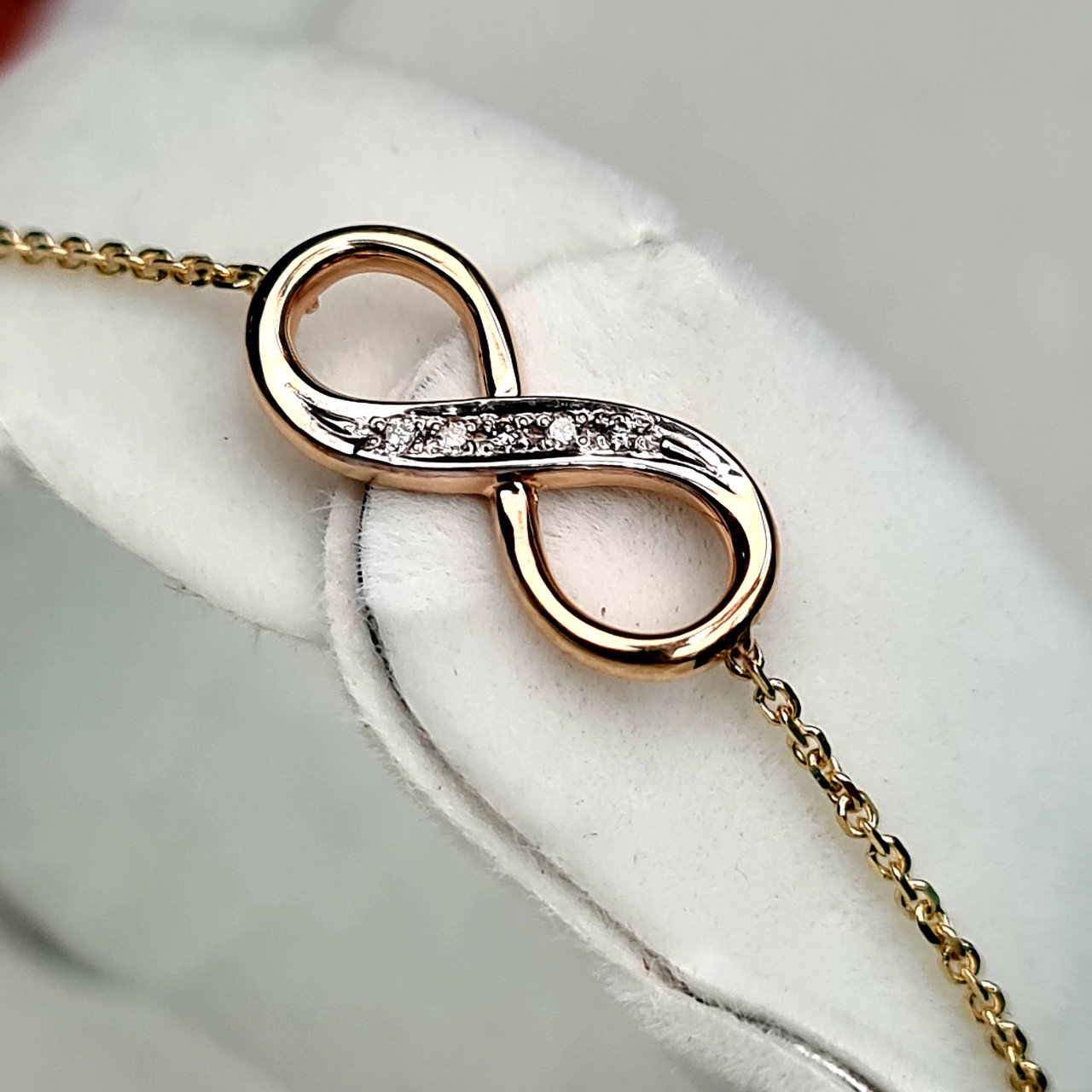Браслет Deimantas 95835113 18,5р 14гр 0,028ct. купить,NaN