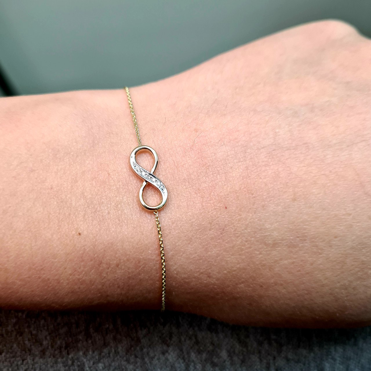 Браслет Deimantas 95835113 18,5р 14гр 0,028ct. купить,NaN