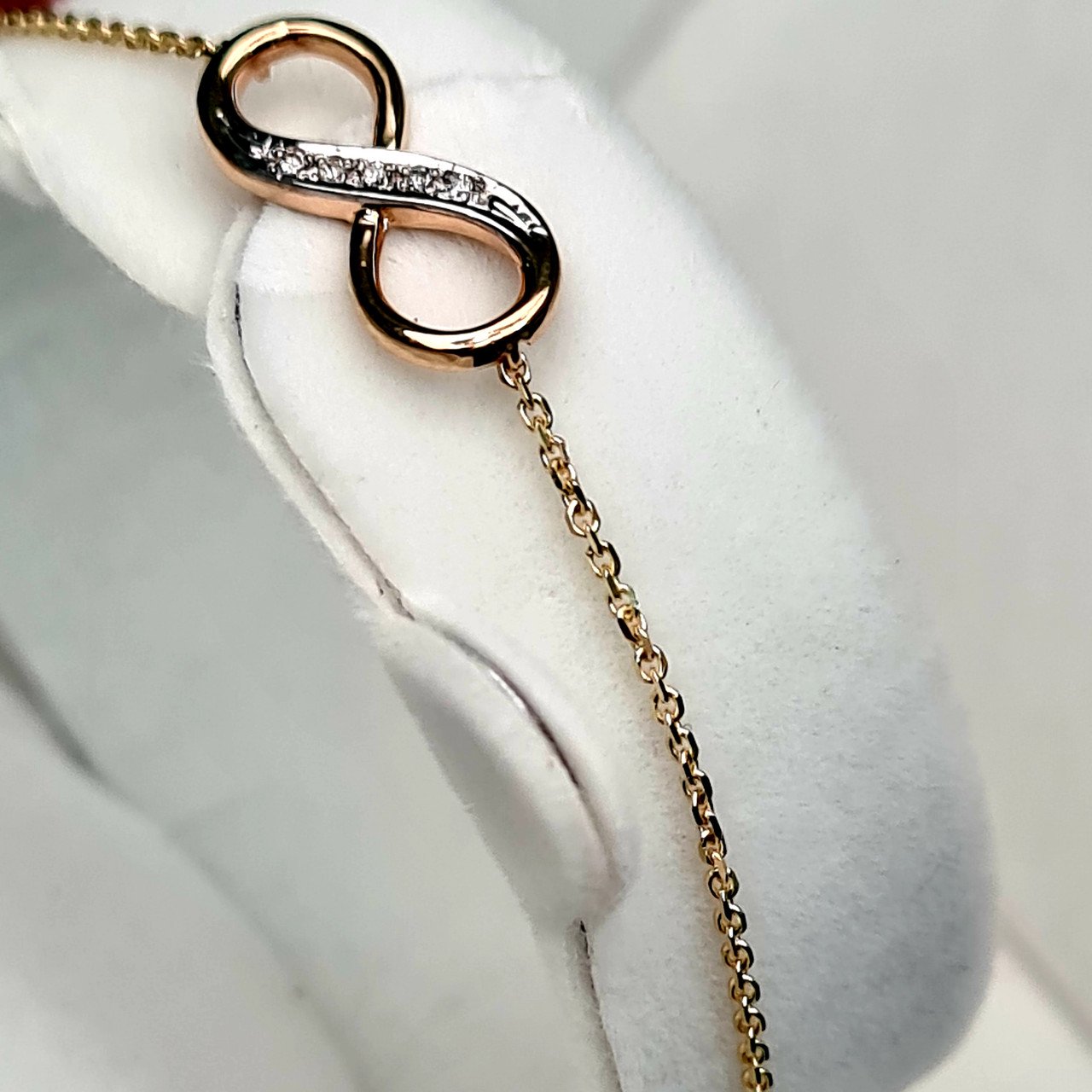 Браслет Deimantas 95835113 18,5р 14гр 0,028ct. купить,NaN
