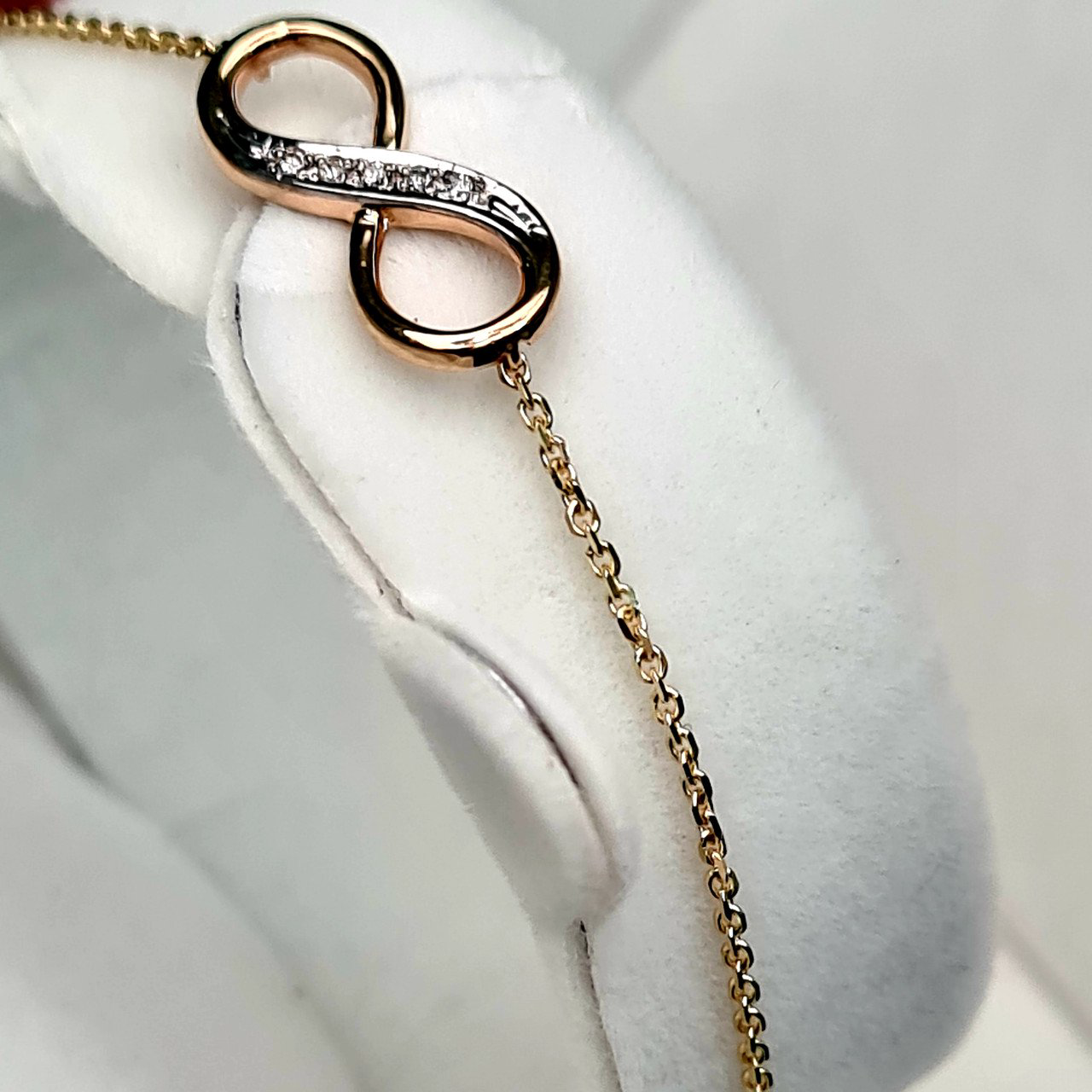 Браслет Deimantas 95835113 18,5р 14гр 0,028ct. купить,NaN