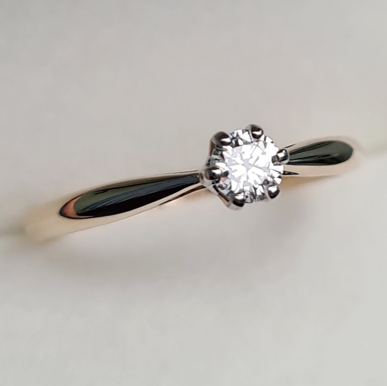 Кольцо Deimantas 95836412 17,5р 1,42гр 0,21ct. купить,NaN