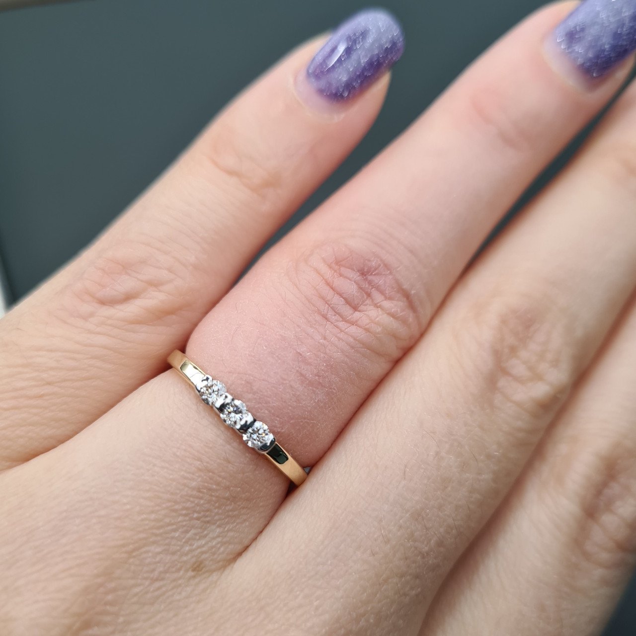 Кольцо Deimantas 95837926 16,5р 1,47гр 0,19ct. купить,NaN