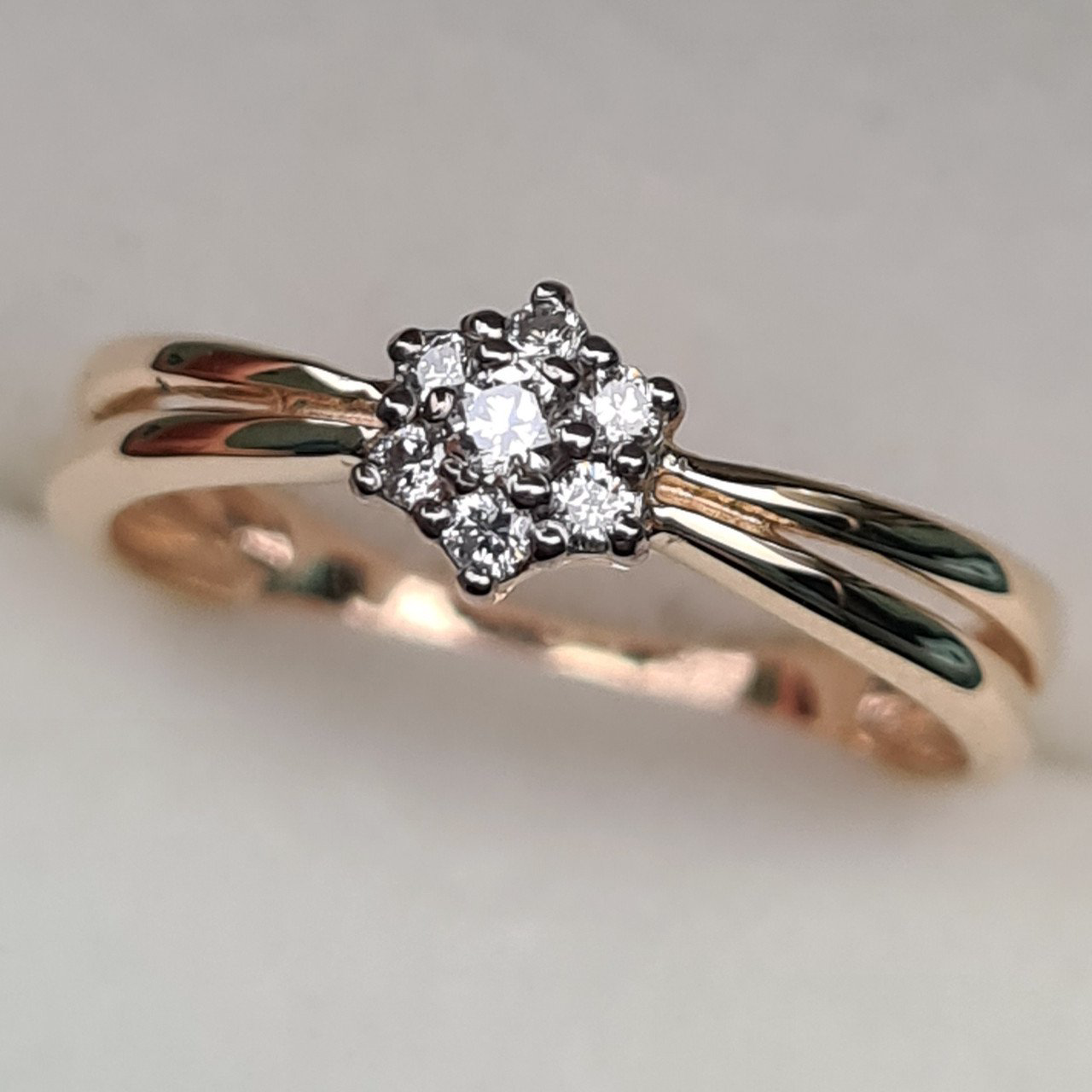 Кольцо Deimantas 95838366 16р 1,61гр 0,105ct. купить,NaN