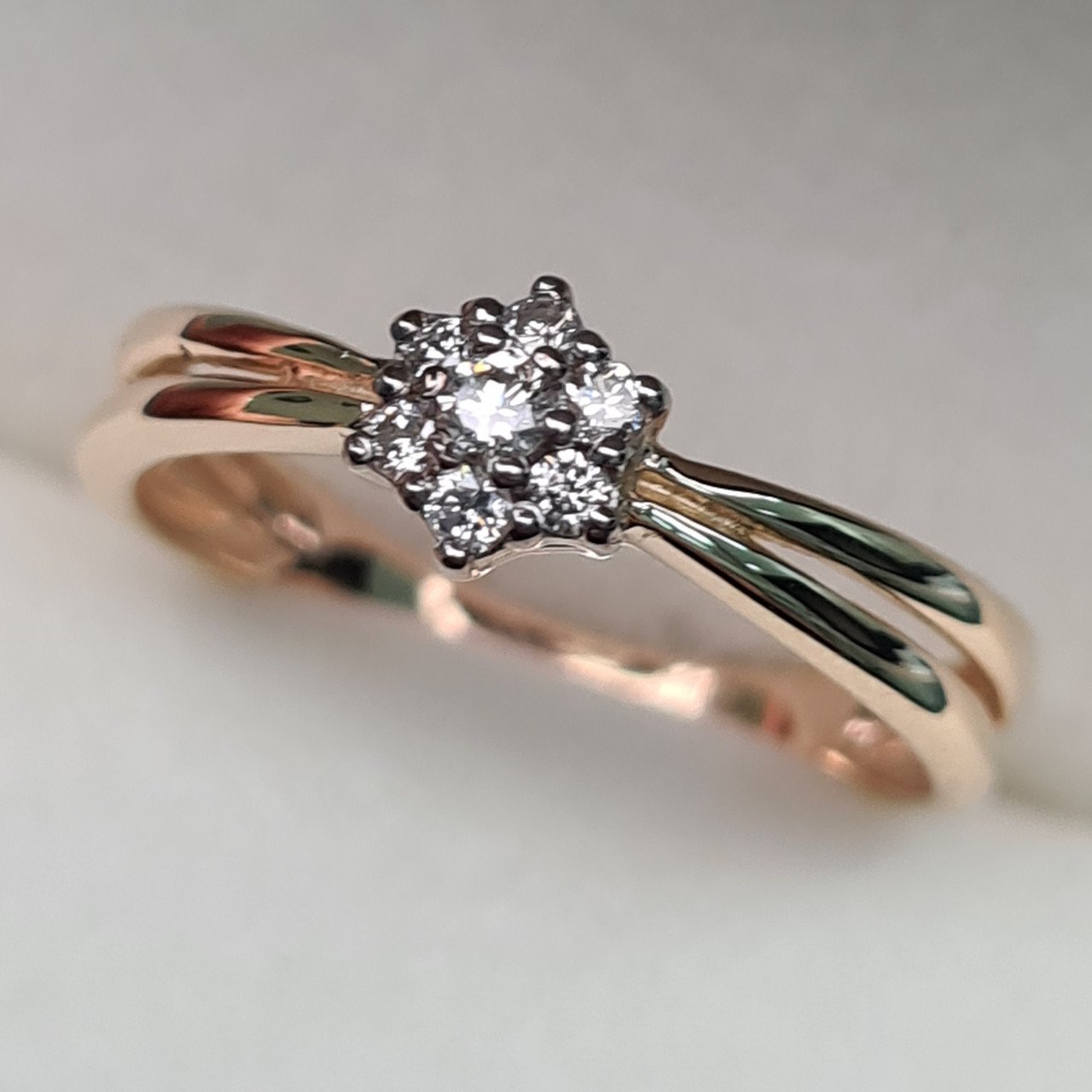 Кольцо Deimantas 95838366 16р 1,61гр 0,105ct. купить,NaN