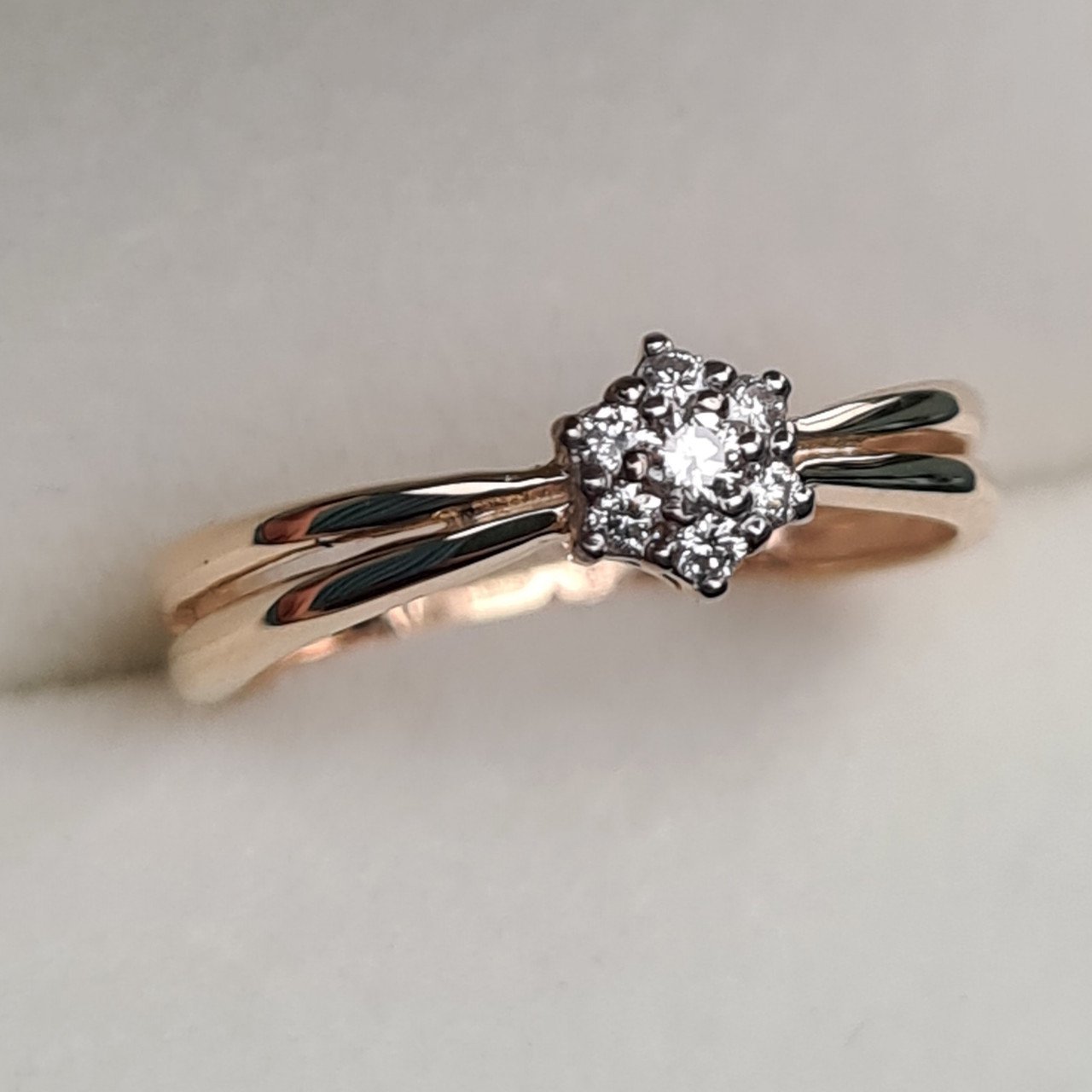 Кольцо Deimantas 95838366 16р 1,61гр 0,105ct. купить,NaN