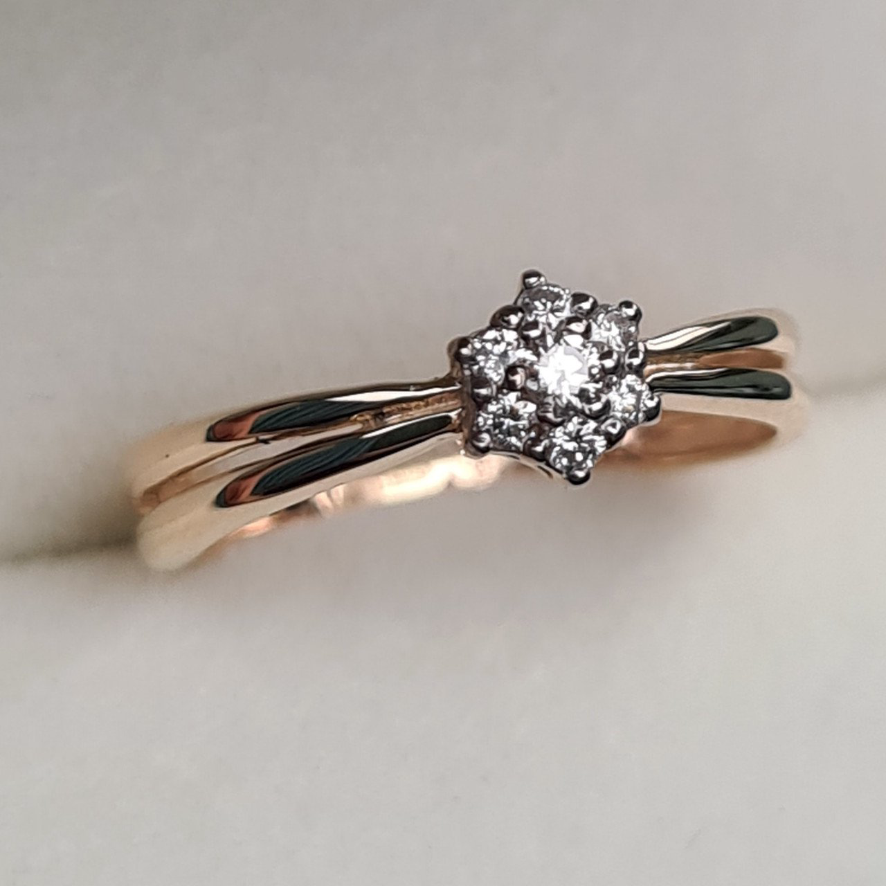 Кольцо Deimantas 95838366 16р 1,61гр 0,105ct. купить,NaN