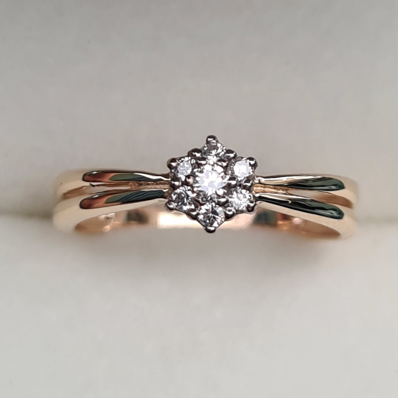 Кольцо Deimantas 95838366 16р 1,61гр 0,105ct. купить,NaN