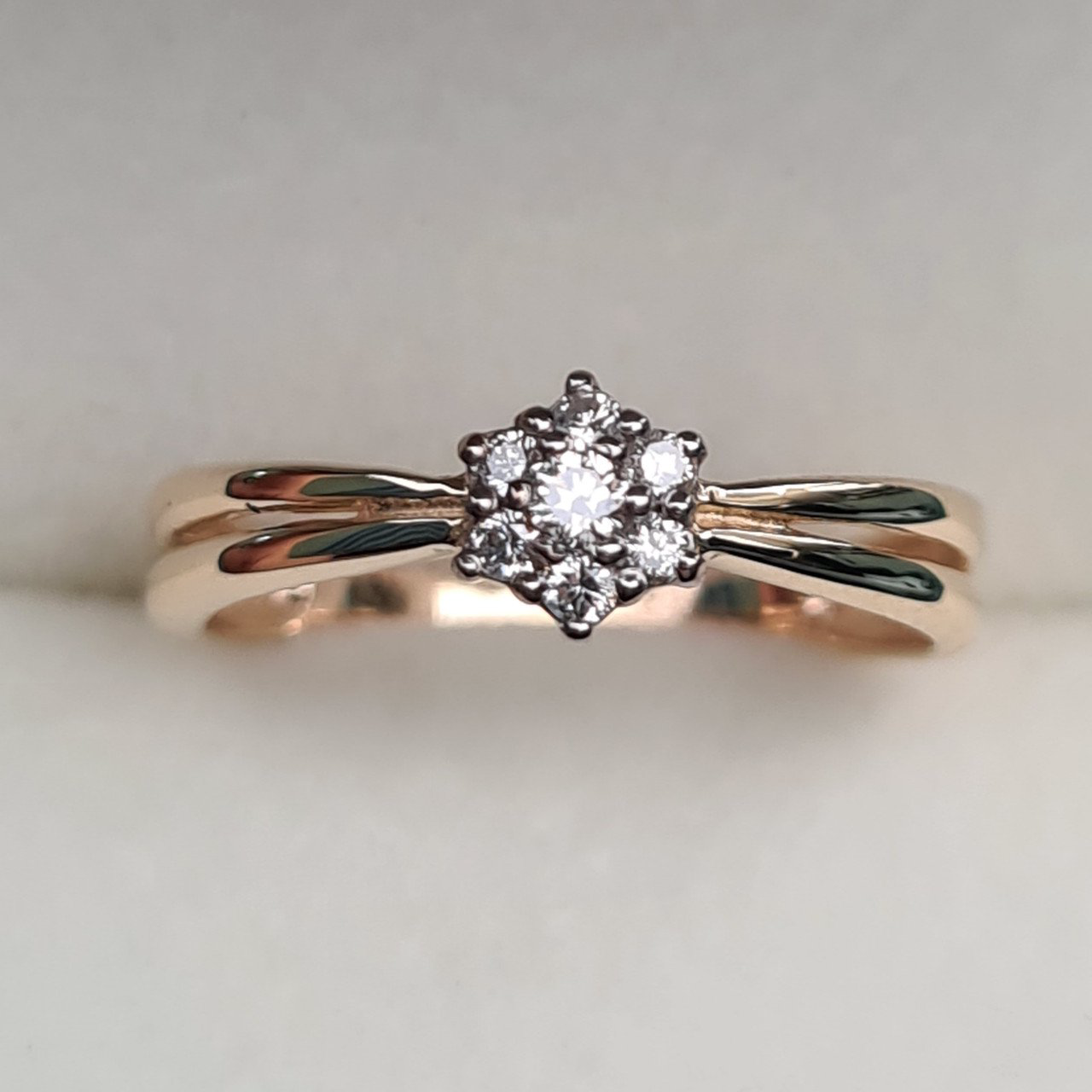 Кольцо Deimantas 95838366 16р 1,61гр 0,105ct. купить,NaN