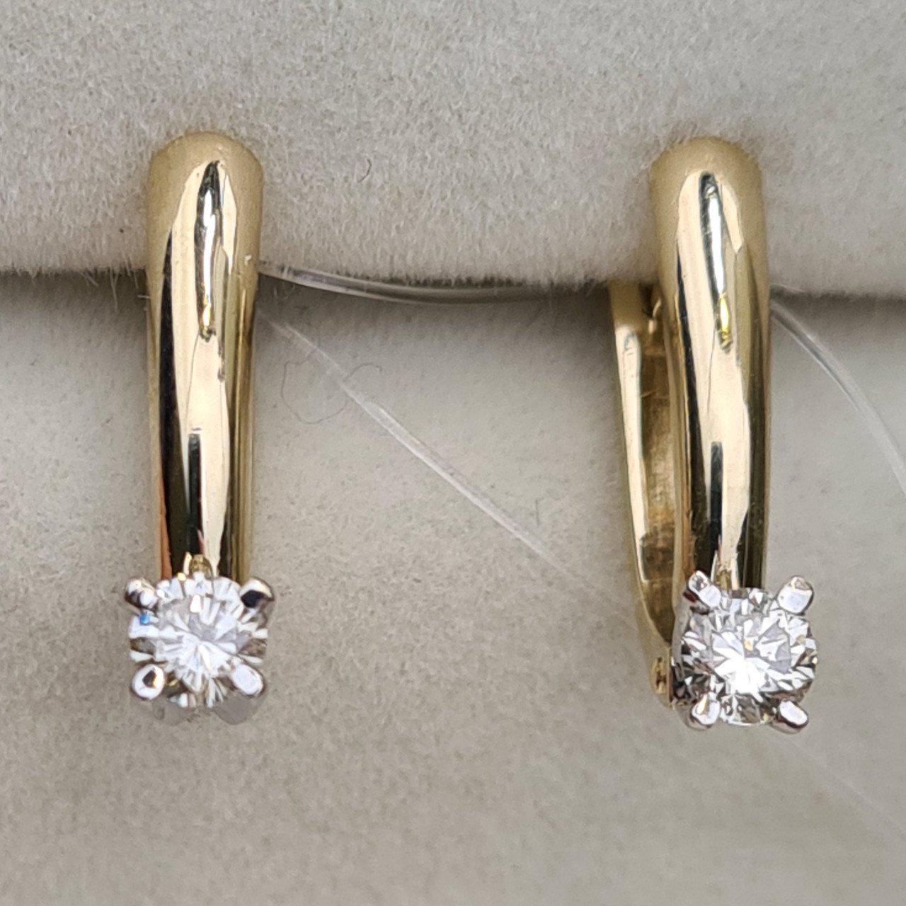 Серьги Deimantas 97477018 3,23гр 0,32ct. купить,NaN