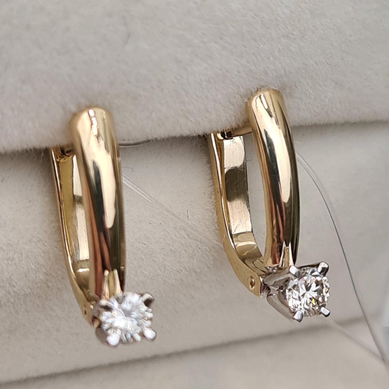Серьги Deimantas 97477028 3,33гр 0,24ct. купить,NaN