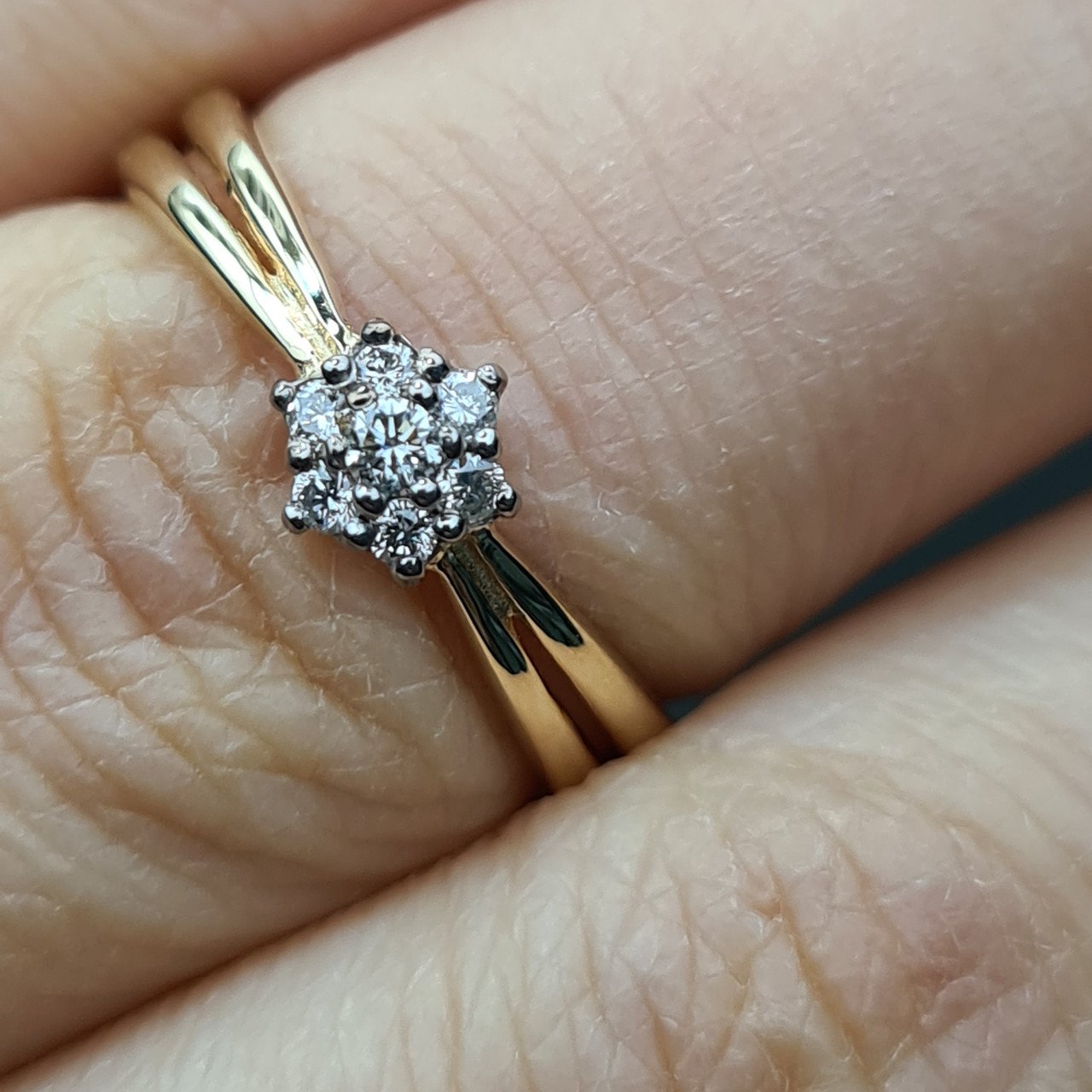 Кольцо Deimantas 95838366 16р 1,61гр 0,105ct. купить,NaN