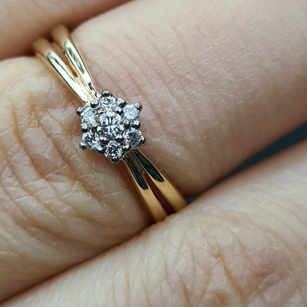 Кольцо Deimantas 95838366 16р 1,61гр 0,105ct. купить,NaN