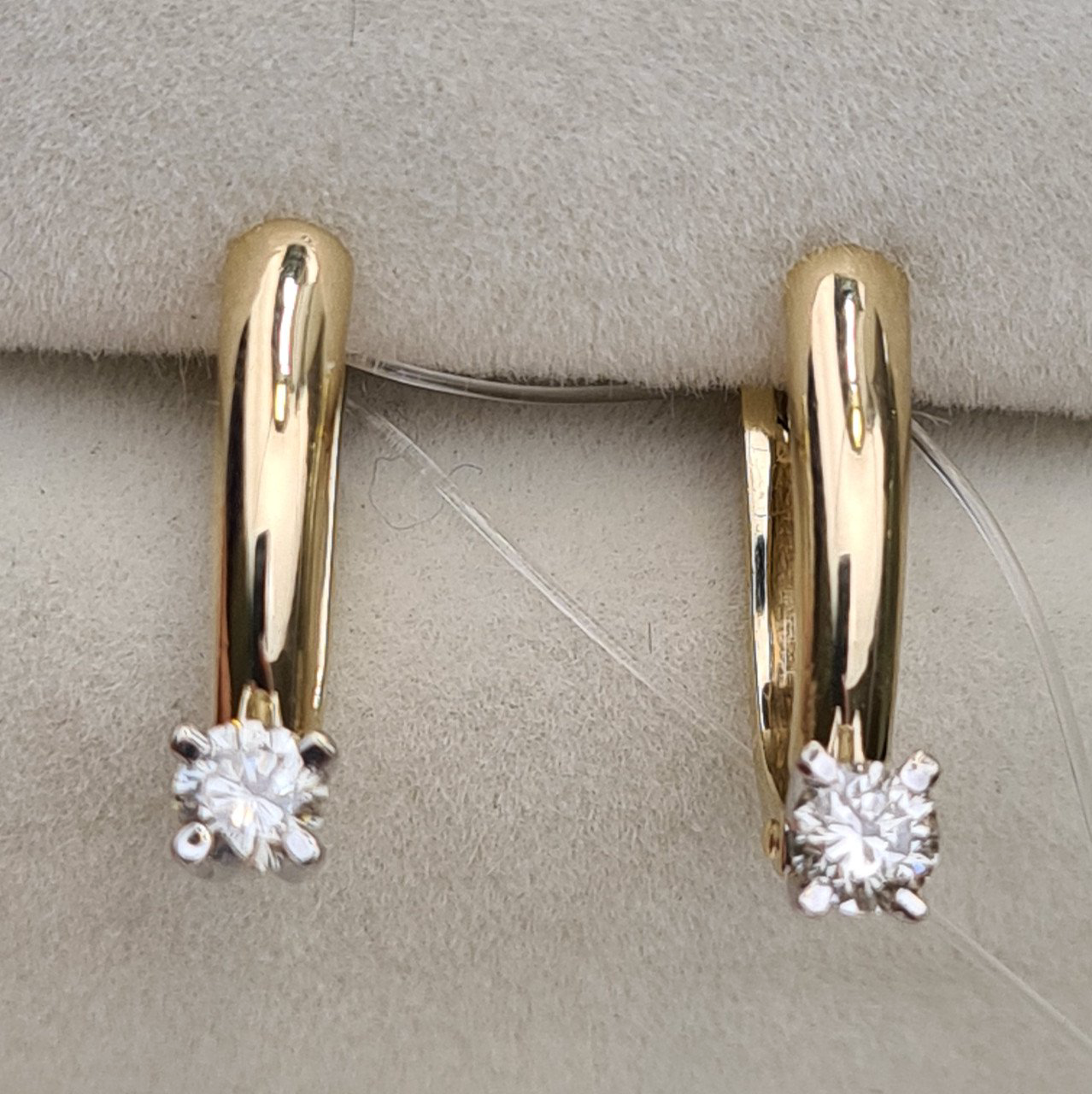 Серьги Deimantas 97477028 3,33гр 0,24ct. купить,NaN