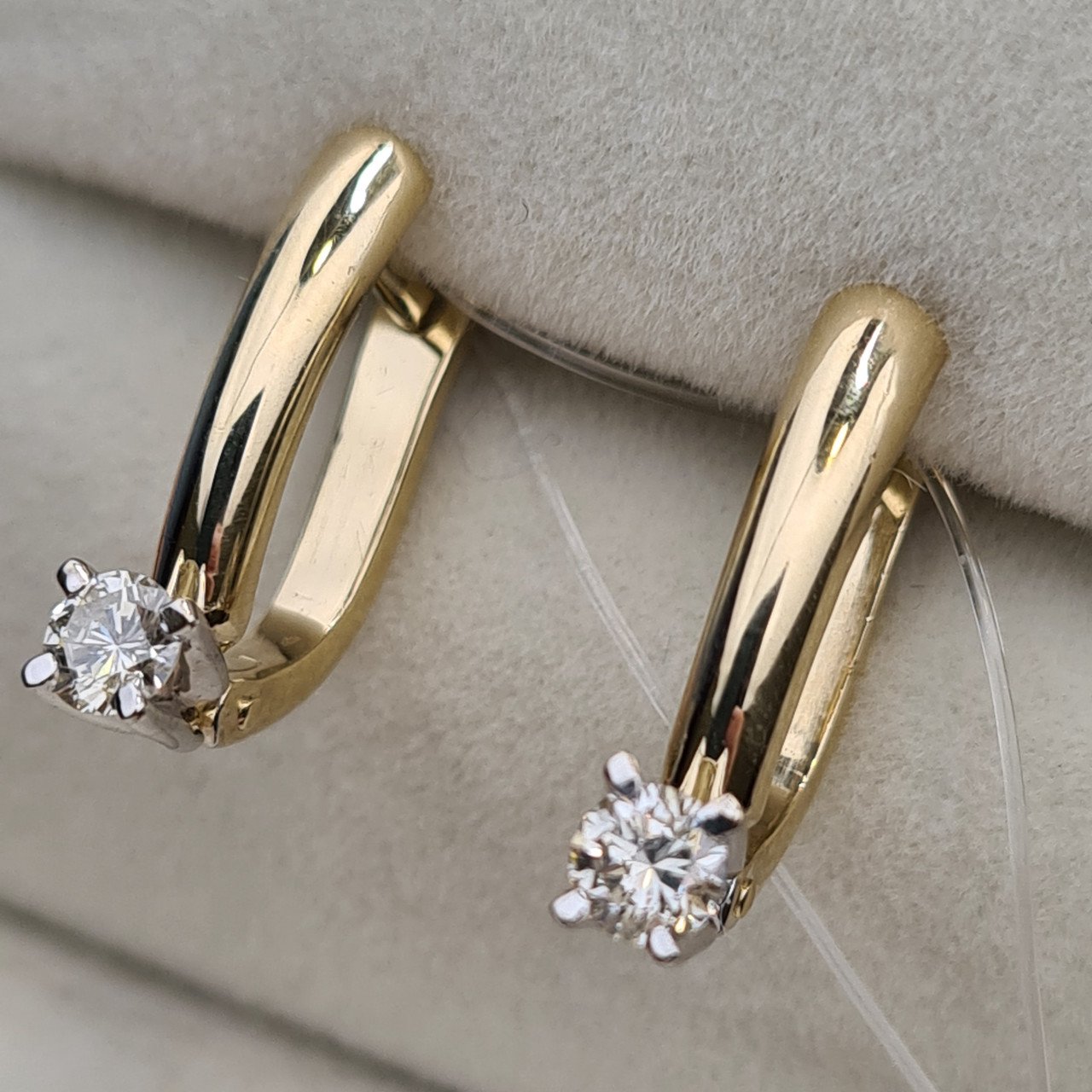 Серьги Deimantas 97477028 3,33гр 0,24ct. купить,NaN
