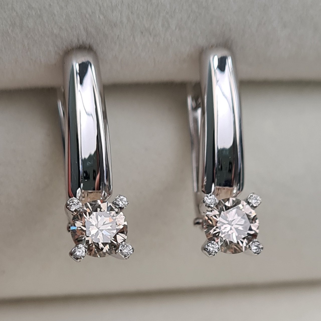 Серьги Deimantas 3,14гр 0,92ct. купить,NaN