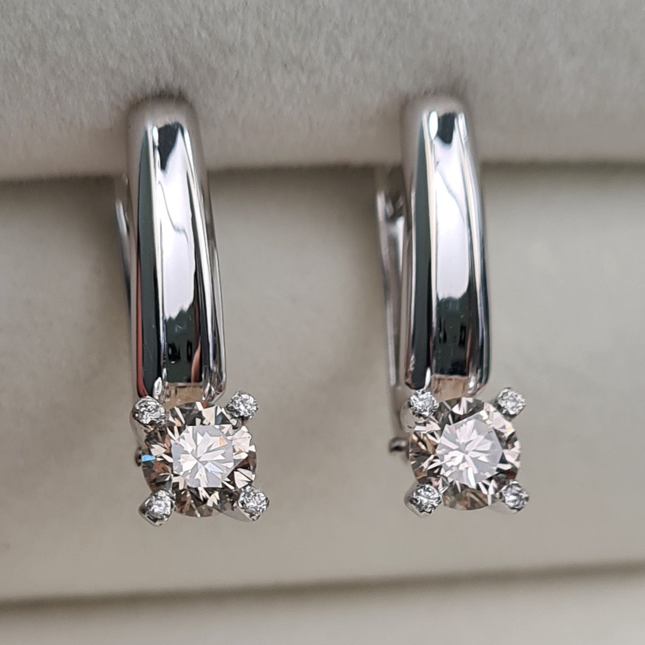 Серьги Deimantas 3,14гр 0,92ct. купить,NaN
