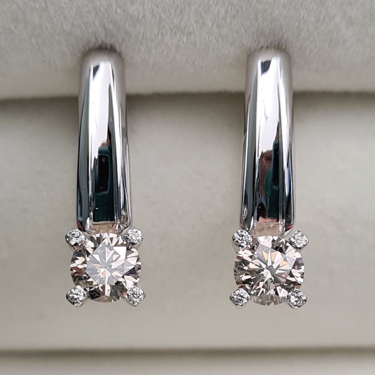 Серьги Deimantas 3,14гр 0,92ct. купить,NaN