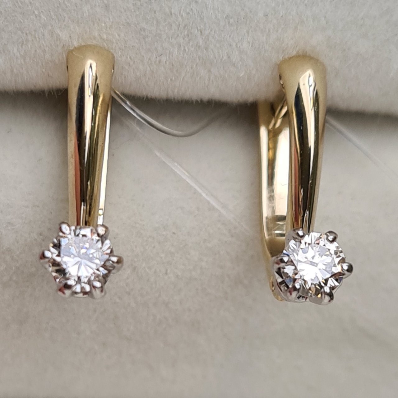 Серьги Deimantas 97477041 3,18гр 0,42ct. купить,NaN