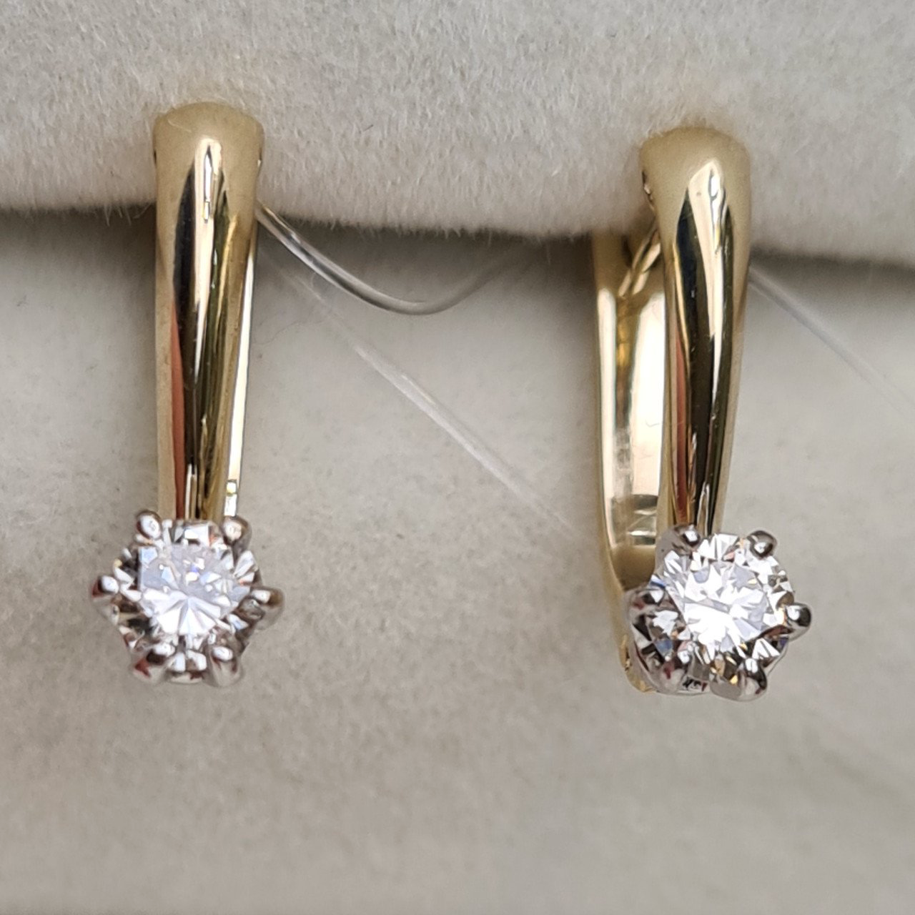 Серьги Deimantas 97477041 3,18гр 0,42ct. купить,NaN