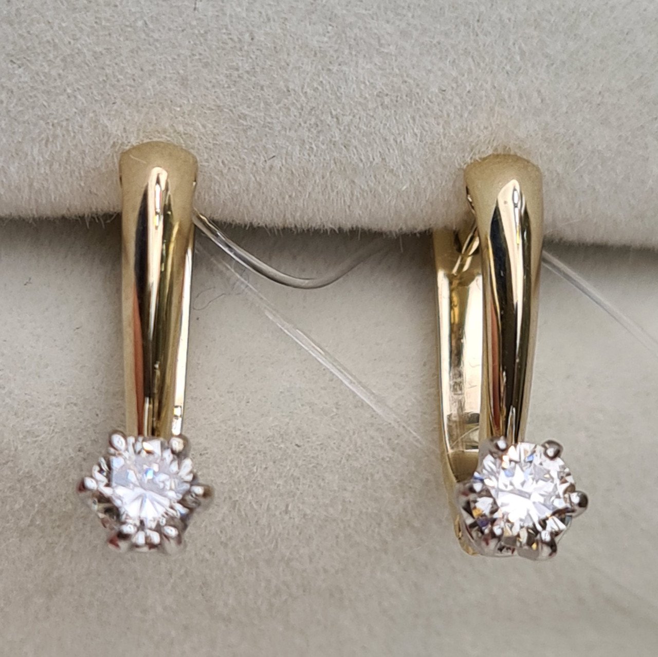 Серьги Deimantas 97477041 3,18гр 0,42ct. купить,NaN