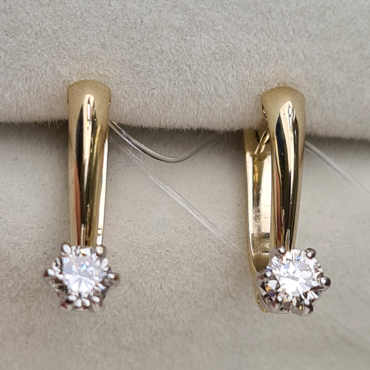 Серьги Deimantas 97477041 3,18гр 0,42ct. купить,NaN