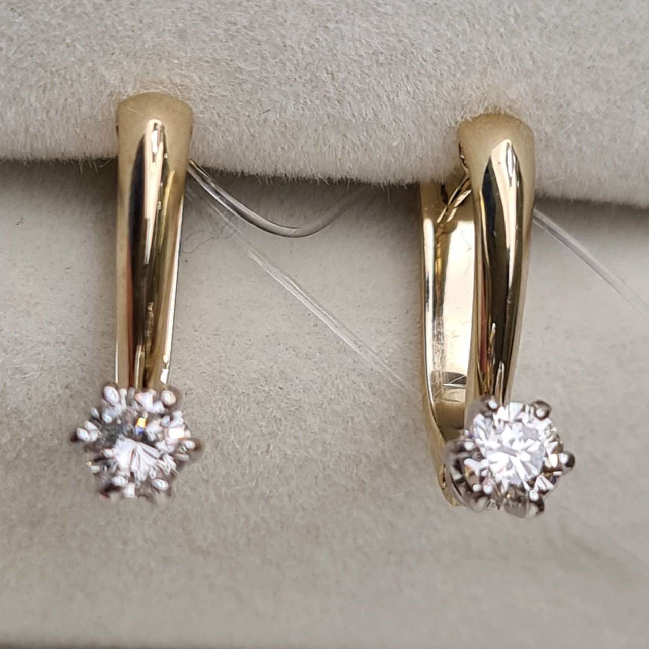 Серьги Deimantas 97477041 3,18гр 0,42ct. купить,NaN