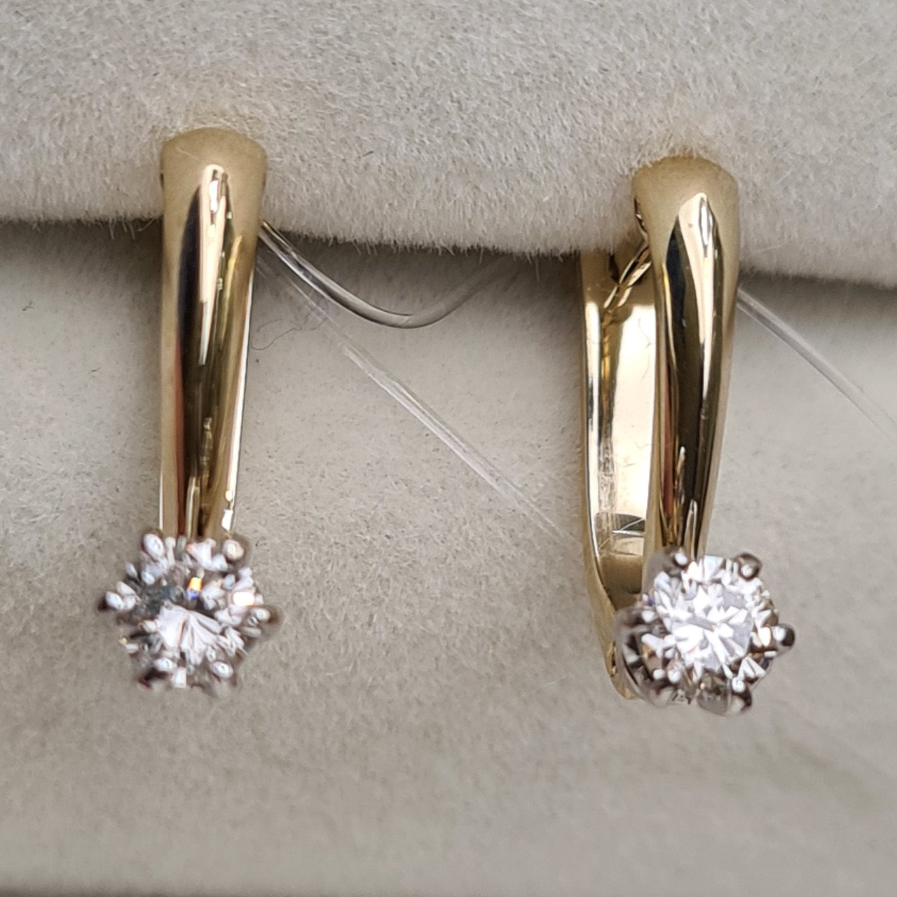 Серьги Deimantas 97477041 3,18гр 0,42ct. купить,NaN