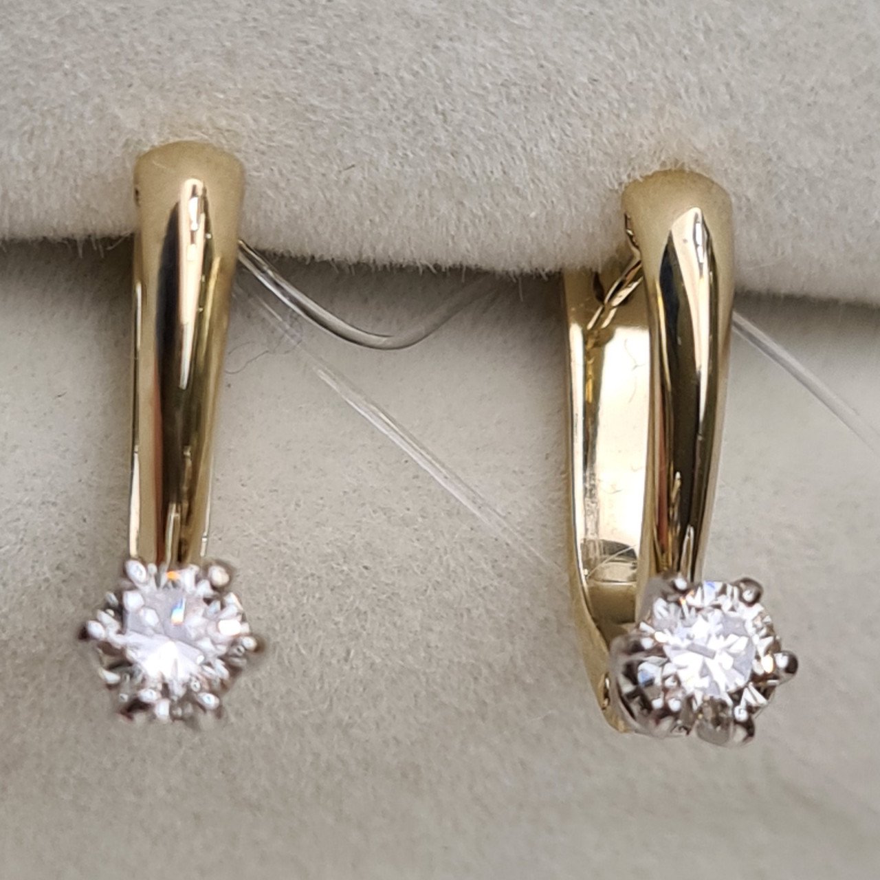 Серьги Deimantas 97477041 3,18гр 0,42ct. купить,NaN