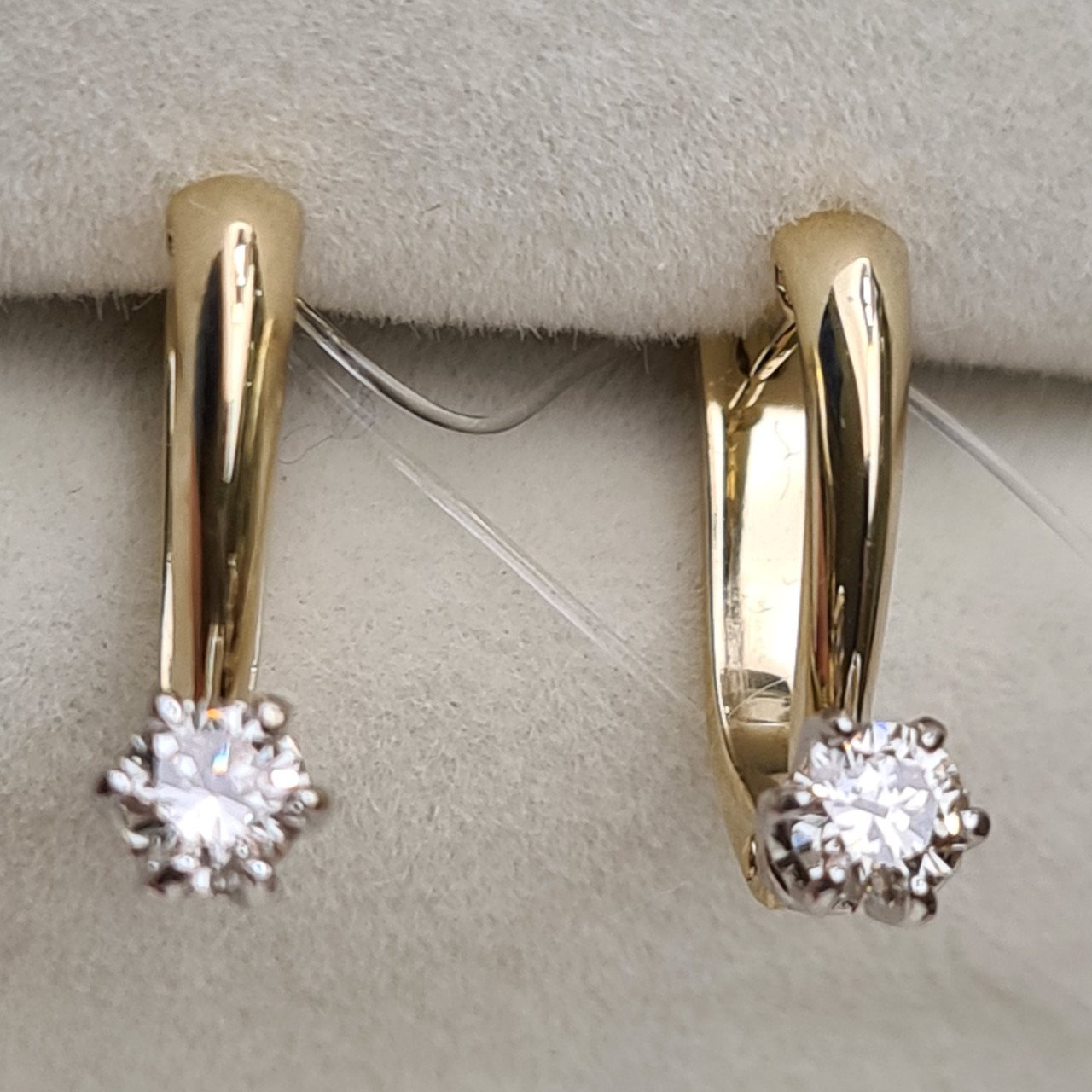 Серьги Deimantas 97477041 3,18гр 0,42ct. купить,NaN