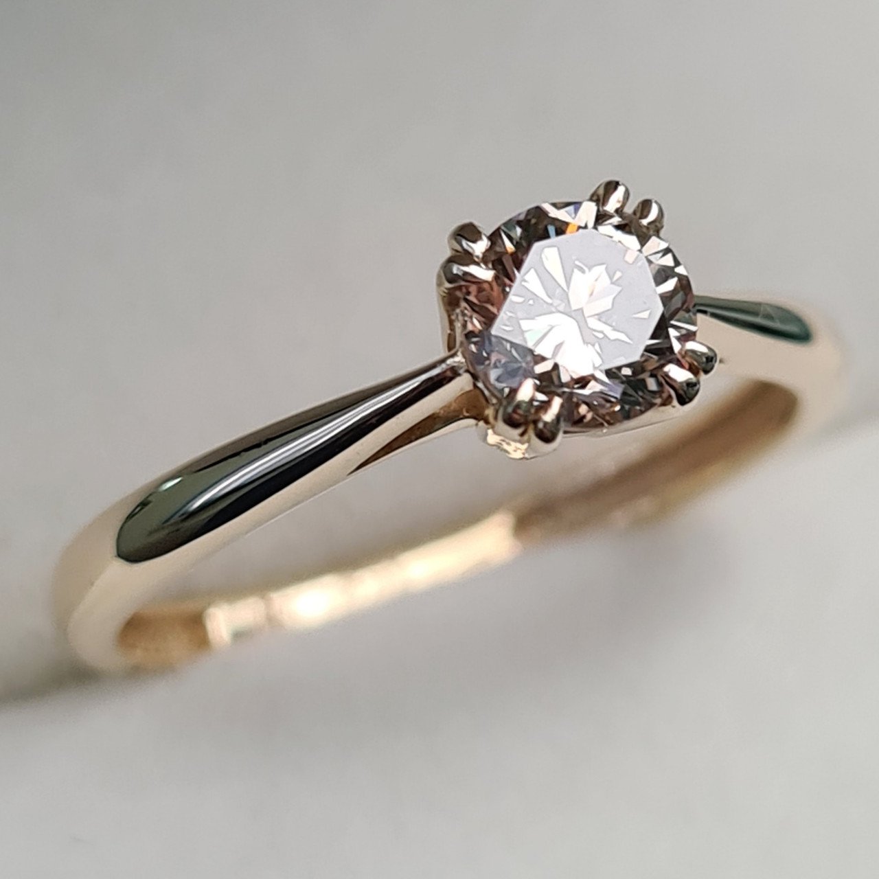 Кольцо Deimantas 93376841 16,5р 1,76гр 0,51ct. купить,NaN