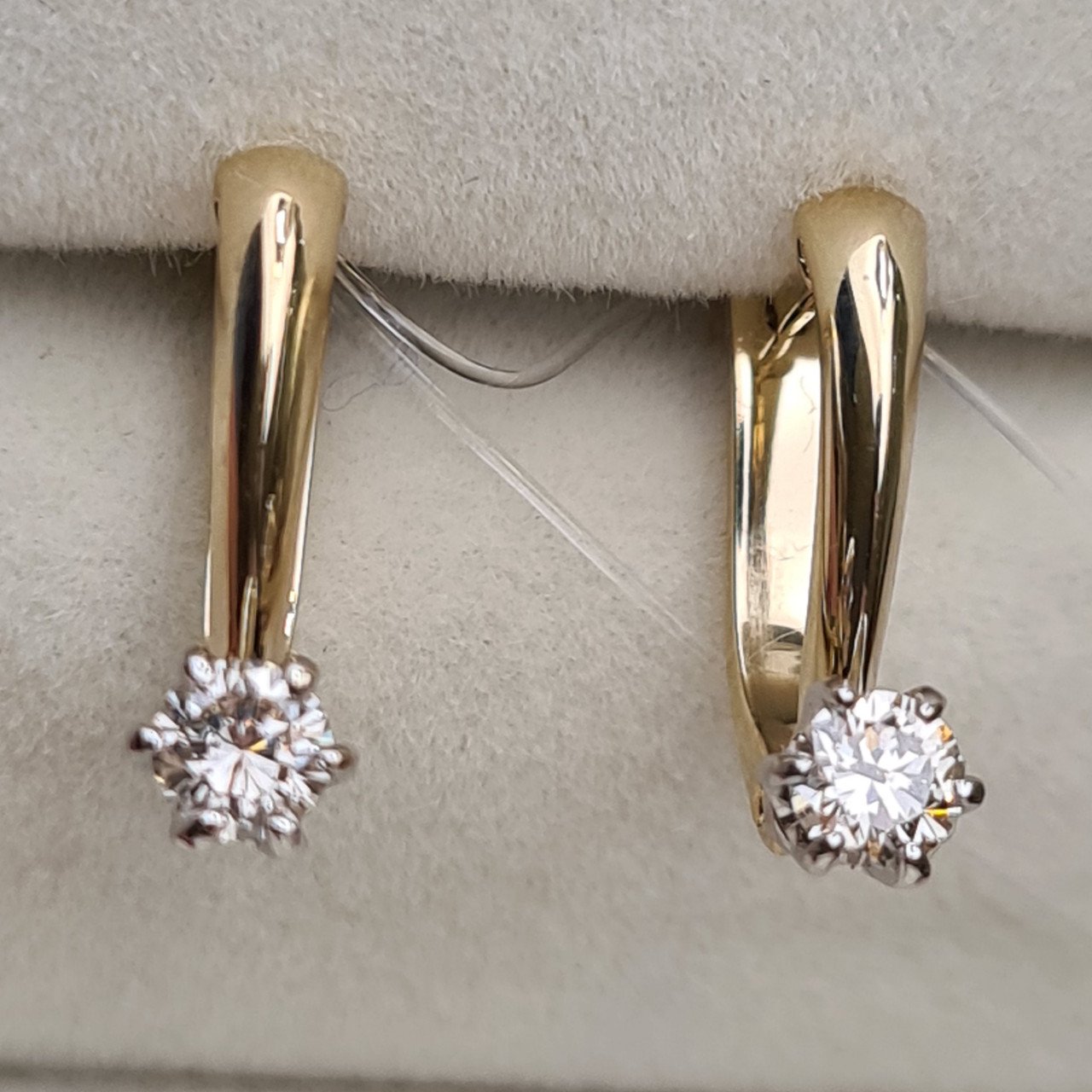 Серьги Deimantas 97477041 3,18гр 0,42ct. купить,NaN