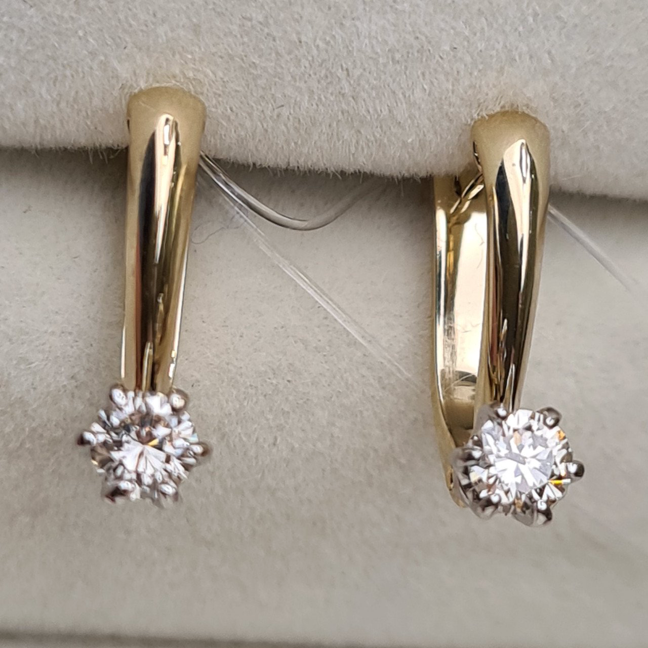 Серьги Deimantas 97477041 3,18гр 0,42ct. купить,NaN