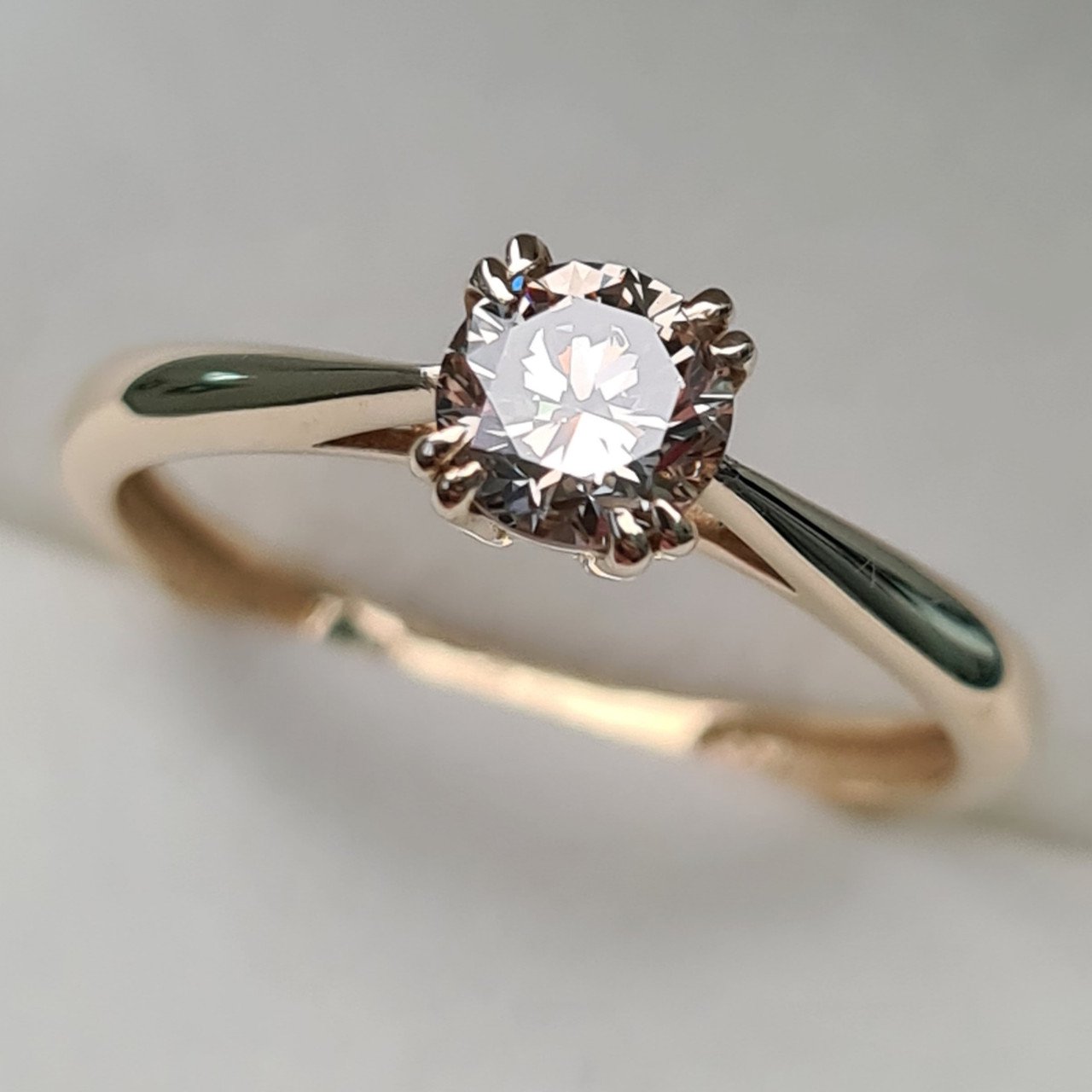 Кольцо Deimantas 93376841 16,5р 1,76гр 0,51ct. купить,NaN