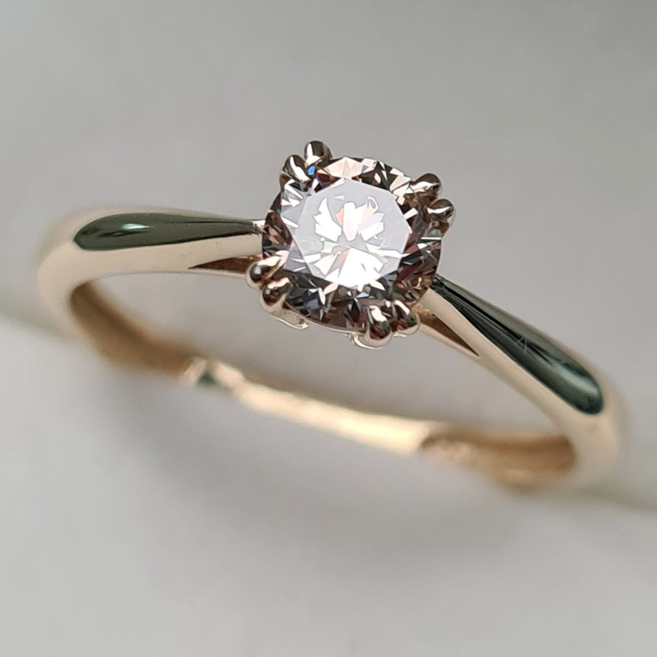 Кольцо Deimantas 93376841 16,5р 1,76гр 0,51ct. купить,NaN