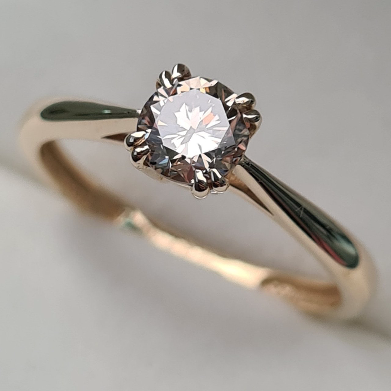 Кольцо Deimantas 93376841 16,5р 1,76гр 0,51ct. купить,NaN