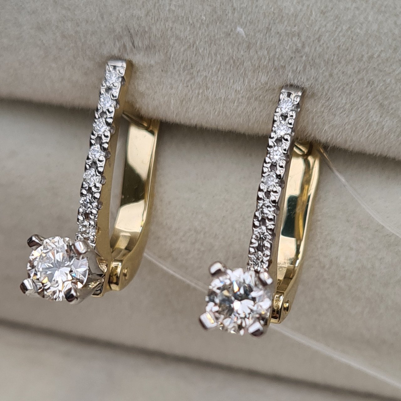 Серьги Deimantas 97967580 3,24гр 0,75ct. купить,NaN